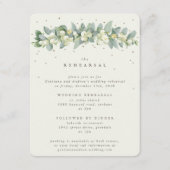 クリームスノーベリー+ユーカリ結婚リハーサル エンクロージャーカード (正面)