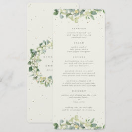 クリームスノーベリー+ユーカリ4コースフラ結婚ット メニュー