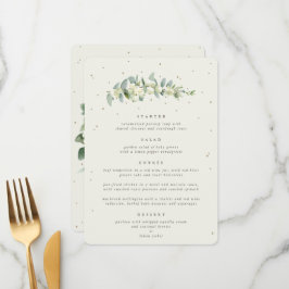 クリームスノーベリー+ユーカリ4コ結婚ース メニュー