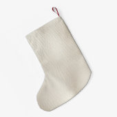 クリームスパークル金ゴールドグレームユニコーンライト スモールクリスマスストッキング (裏面 (吊り時))
