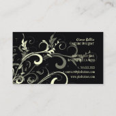 クリームスワール/コスチュームデザイナー/DIYカラー 名刺 (裏面)