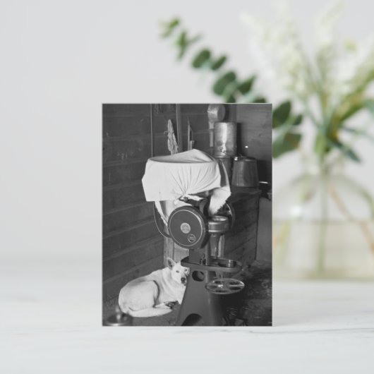 クリームセパレータのガード, 1936 ポストカード (スタンド正面)