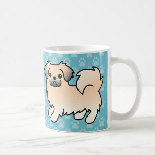クリームセーブル チベットスパニエル キャルーン 犬 コーヒーマグカップ