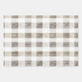 クリームタンオーガニッククリスマスオーナメント ラッピングペーパーシート (正面2)