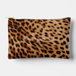 クリームタンブラウンヒョウ印刷 ドップキット