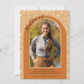 クリームタン自然フローラボホカントリー18誕生日 招待状 (正面)