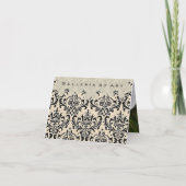 クリームダマスク写真インサート~クリスマスカード シーズンカード (裏面)