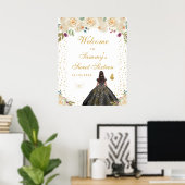 クリームダークスキンガールSweet sixteenへようこそ ポスター (ホームオフィス)