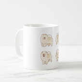 クリームチャウチャウの魔法 コーヒーマグカップ (正面左)