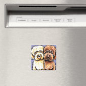 クリームチョコレートラブラドール マグネット (インサイチュ (食洗機))