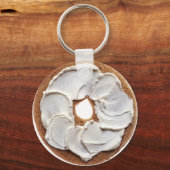 クリームチーズベーゲルキーチェーン キーホルダー (正面)