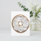 クリームチーズ付きベーグル ポストカード (スタンド正面)