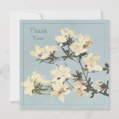 クリームツツツツツツジ花 サンキューカード (正面)