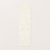 クリームテント折りイヤリングディスプレイカードに鳥 名刺 (外部フラット)