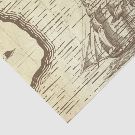 クリームデコページに出荷された旧世界地図 薄葉紙 (詳細)