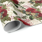 クリームトンボとバラ ラッピングペーパー (ロールコーナー)