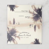 クリームドリームパームツリーズ&ライツテーブルシートプレイス プレイスカード (外部開封)