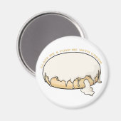 クリームドーナツで私を釉薬&ポンプ マグネット (正面/裏面)