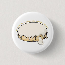 クリームドーナツで私を釉薬&ポンプ 缶バッジ