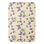 クリームバスマットに登場する蝶の喜び バスマット (正面縦)