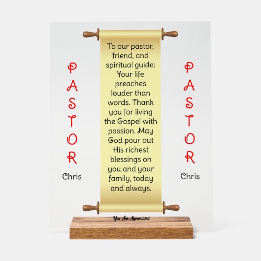 クリームバナーパスター鑑賞用アクリル看板 アクリルサイン (正面)