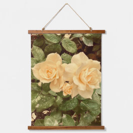 クリームバラタペストリー 吊り下げ型タペストリー