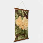 クリームバラタペストリー 吊り下げ型タペストリー (傾斜あり)