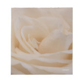 クリームバラノートパッド ノートパッド (正面)