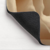 クリームバラフォトかわいらしフローラフラワー花びら開花 マウスパッド (コーナー)