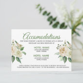 クリームバラフローラウォーターカラー調整カード エンクロージャーカード (スタンド正面)