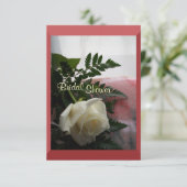 クリームバラブライダルシャワー招待 招待状 (スタンド正面)