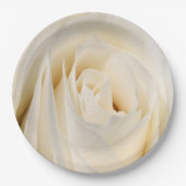 クリームバラ紙プレート ペーパープレート (正面)