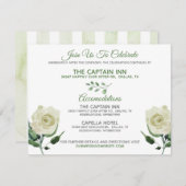 クリームバラ結婚ニュートラル情報 エンクロージャーカード (正面/裏面)