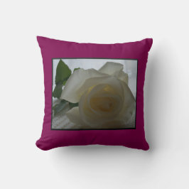 クリームバラ装飾用クッション クッション