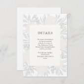 クリームバラ詳細 エンクロージャーカード (正面/裏面)