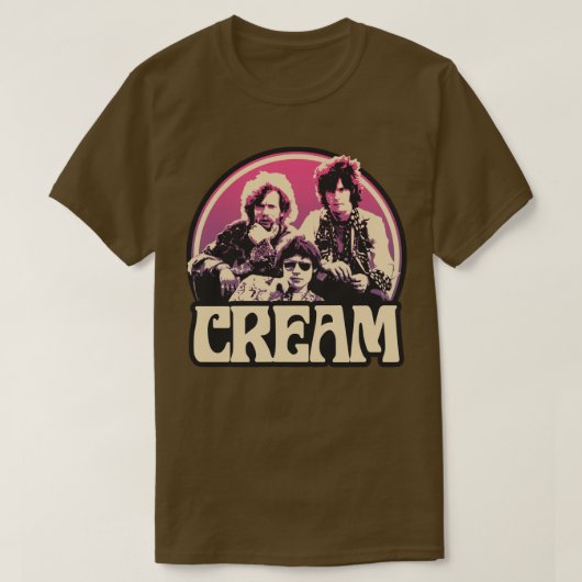 クリームバンド Tシャツ (デザイン正面)