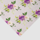 クリームバーガンディピンク結婚フローラ 薄葉紙 (詳細)