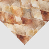 クリームバーガンディーレッド金ゴールド三角形 薄葉紙 (詳細)