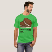 クリームパイ大好き Tシャツ (正面フル)