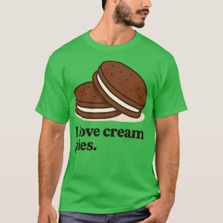 クリームパイ大好き Tシャツ