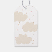 クリームパステルイラストレーション赤ちゃんシャワー ギフトタグ (裏面)