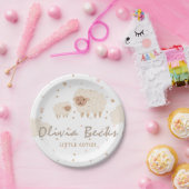 クリームパステルイラストレーション赤ちゃんシャワー ペーパープレート (パーティー)