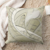 クリームパステルオータム抽象芸術 クッション (ブランケット)