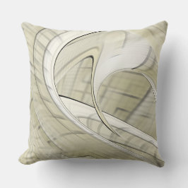 クリームパステルオータム抽象芸術 クッション