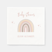 クリームパステルシンプルミニマリストベビーシャワー