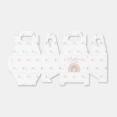 クリームパステルシンプルミニマリストベビーシャワー フェイバーボックス (折り畳みなし)