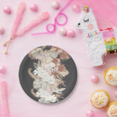 クリームパンパスチャコールグラスジャングル結婚ズ ペーパープレート (パーティー)