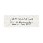 クリームヒョウ印刷 ラベル (正面)