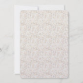 クリームヒョウ印刷 招待状 (裏面)