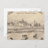 クリームヒルストックファームインショアハムバーモント ポストカード (正面/裏面)